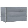 Pflanzgefäß aus massivem Kiefernholz grau 100x50 cm von , Töpfe und Pflanzgefäße - Ref: Foro24-3295429, Preis: 108,78 €, Raba...