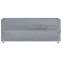 Solid pine wood planter gray 100x50 cm by , Pots and planters - Ref: Foro24-3295393, Price: 72,45 €, Discount: %