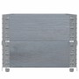 Jardinera de madera maciza de pino gris 100x50 cm de , Maceteros y jardineras - Ref: Foro24-3295393, Precio: 72,45 €, Descuen...
