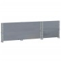 Solid pine wood planter gray 100x50 cm by , Pots and planters - Ref: Foro24-3295393, Price: 72,45 €, Discount: %