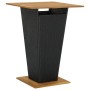High garden table and stools 3 pieces and cushions PE rattan black by , Garden sets - Ref: Foro24-3261480, Price: 319,95 €, D...