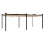 Gartenpavillon mit einziehbarem taupefarbenem Dach 3x6 m von , Zelte und Pavillons - Ref: Foro24-3217063, Preis: 695,19 €, Ra...
