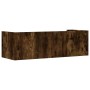 Wandregal aus geräucherter Eiche 100x35x30,5 cm von , Regale und Regale - Ref: Foro24-848462, Preis: 42,88 €, Rabatt: %