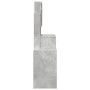 Tocador con mueble gris hormigón 80x35x132 cm de , Tocadores para dormitorios - Ref: Foro24-848237, Precio: 115,81 €, Descuen...