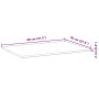 Tablero escritorio madera maciza acacia sin tratar 80x70x2 cm by , Desk accessories and products - Ref: Foro24-3279757, Price...