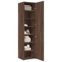 Aparador de madera de ingeniería marrón roble 45x42,5x185 cm de , Aparadores - Ref: Foro24-3281412, Precio: 169,69 €, Descuen...