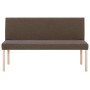 Polyester Bank 139,5 cm braun von , Bänke für Hallen und Lager - Ref: Foro24-281336, Preis: 215,63 €, Rabatt: %
