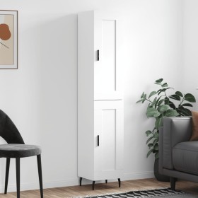 Hohes Sideboard Sperrholz weiß 34,5x34x180 cm von , Sideboards - Ref: Foro24-3200465, Preis: 105,38 €, Rabatt: %