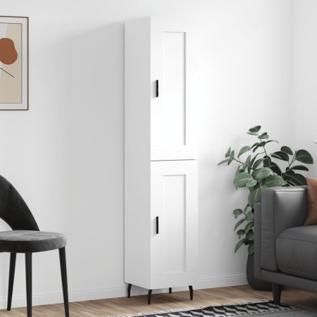 Hohes Sideboard Sperrholz weiß 34,5x34x180 cm von , Sideboards - Ref: Foro24-3200465, Preis: 105,38 €, Rabatt: %