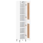 High sideboard plywood white 34.5x34x180 cm by , Sideboards - Ref: Foro24-3200465, Price: 105,38 €, Discount: %