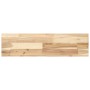 Schwebende Regale 2 Stück unbehandeltes Akazienholz 80x20x4 cm von , Regale und Regale - Ref: Foro24-3279424, Preis: 68,45 €,...