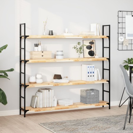 Schwebende Regale 2 Stück unbehandeltes Akazienholz 120x20x4 cm von , Regale und Regale - Ref: Foro24-3279432, Preis: 97,56 €...