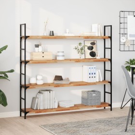 Schwebendes Regal 2 Stück Akazienholz lackiert Öl 140x20x4 cm von , Regale und Regale - Ref: Foro24-3279596, Preis: 113,76 €,...
