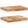 Schwebendes Regal 2 Stück Akazienholz fertig Öl 40x30x4 cm von , Regale und Regale - Ref: Foro24-3279604, Preis: 59,39 €, Rab...
