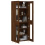 Hohes Sideboard Sperrholz braune Eiche 69,5x34x180 cm von , Sideboards - Ref: Foro24-3198272, Preis: 165,48 €, Rabatt: %