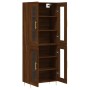 Hohes Sideboard Sperrholz braune Eiche 69,5x34x180 cm von , Sideboards - Ref: Foro24-3198272, Preis: 165,48 €, Rabatt: %