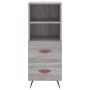 Aparador alto madera contrachapada gris Sonoma 34,5x34x180 cm von , Sideboards - Ref: Foro24-3200239, Preis: 107,90 €, Rabatt: %