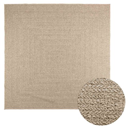 ZIZUR rug jute look indoor/outdoor beige 240x240 cm by , Rugs - Ref: Foro24-4010399, Price: 174,52 €, Discount: %