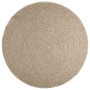 ZIZUR Teppich Jute Optik Indoor Outdoor Beige Ø 160 cm von , Teppiche - Ref: Foro24-4010416, Preis: 86,38 €, Rabatt: %
