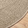 ZIZUR Teppich Jute Optik Indoor Outdoor Beige Ø 160 cm von , Teppiche - Ref: Foro24-4010416, Preis: 86,38 €, Rabatt: %