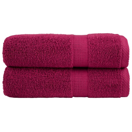 SOLUND Badetücher 2 Stück bordeaux 100x150 cm 600 g/m² von , Handtücher - Ref: Foro24-137215, Preis: 39,25 €, Rabatt: %