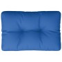Blue fabric pallet sofa cushion 60x40x12 cm by , Cushions for chairs and sofas - Ref: Foro24-360567, Price: 19,66 €, Discount: %