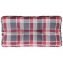 Rot kariertes Paletten-Sofakissen aus Stoff 70x40x12 cm von , Kissen für Stühle und Sofas - Ref: Foro24-360592, Preis: 24,32 ...
