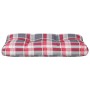 Rot kariertes Paletten-Sofakissen aus Stoff 70x40x12 cm von , Kissen für Stühle und Sofas - Ref: Foro24-360592, Preis: 24,32 ...