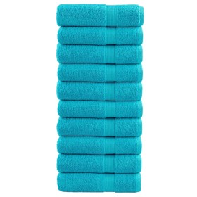 SOLUND Duschtücher 10 Stück türkis 70x140 cm 600 g/m² von , Handtücher - Ref: Foro24-137454, Preis: 109,95 €, Rabatt: %