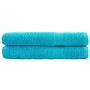 Toallas premium SOLUND 2 unidades turquesa 100x200 cm 600 gsm de , Toallas - Ref: Foro24-137461, Precio: 62,62 €, Descuento: %