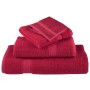 Juego de toallas premium SOLUND 6 unidades rojo 600 gsm de , Toallas - Ref: Foro24-137564, Precio: 47,86 €, Descuento: %