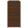Pflanzgefäße 2 Stück synthetisches Rattan braun 30x30x60 cm von , Töpfe und Pflanzgefäße - Ref: Foro24-3210517, Preis: 94,68 ...