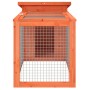 Kaninchenstall aus massivem Kiefernholz braun 100,5x54x55 cm von , Käfige und Lebensräume für Kleintiere - Ref: Foro24-172289...