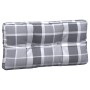 Kissen für Palettensofa 5 Einheiten grau karierter Stoff von , Kissen für Stühle und Sofas - Ref: Foro24-360791, Preis: 115,7...