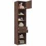 Schmaler Schrank aus Holzwerkstoff Eiche braun 50x42,5x225 cm von , Sideboards - Ref: Foro24-3281314, Preis: 176,56 €, Rabatt: %