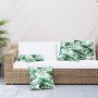 Sofa cushions 4 units leaf print fabric 60x60 cm by , Cushions for chairs and sofas - Ref: Foro24-360415, Price: 54,58 €, Dis...