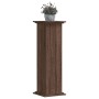 Brown oak engineered wood plant stands 33x33x100 cm by , Pot stands - Ref: Foro24-852984, Price: 57,84 €, Discount: %