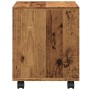 Kleiderschrank mit Rädern aus gealtertem Holzwerkstoff 37x33x42,5 cm von , Seitentische - Ref: Foro24-853135, Preis: 30,72 €,...