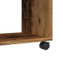 Kleiderschrank mit Rädern aus gealtertem Holzwerkstoff 37x33x42,5 cm von , Seitentische - Ref: Foro24-853135, Preis: 30,72 €,...