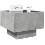 Nachttisch mit Infinity LED grauer Beton 40x40x30 cm von , Nachttische - Ref: Foro24-3284066, Preis: 83,51 €, Rabatt: %
