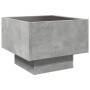 Nachttisch mit Infinity LED grauer Beton 40x40x30 cm von , Nachttische - Ref: Foro24-3284066, Preis: 83,51 €, Rabatt: %