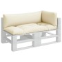 Kissen für Sofa aus Paletten 3 Einheiten cremefarbener Stoff von , Kissen für Stühle und Sofas - Ref: Foro24-360946, Preis: 8...