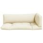 Kissen für Sofa aus Paletten 3 Einheiten cremefarbener Stoff von , Kissen für Stühle und Sofas - Ref: Foro24-360946, Preis: 8...
