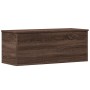 Aufbewahrungsbox aus braunem Eichenholz, 90x35x35 cm von , Aufbewahrungskisten - Ref: Foro24-840687, Preis: 79,62 €, Rabatt: %
