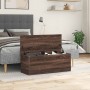Aufbewahrungsbox aus braunem Eichenholz, 90x35x35 cm von , Aufbewahrungskisten - Ref: Foro24-840687, Preis: 79,62 €, Rabatt: %