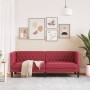 3-Sitzer Chesterfield Sofa Kunstleder rot rot von , Sofas - Ref: Foro24-372670, Preis: 271,43 €, Rabatt: %