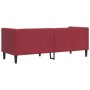 3-seater Chesterfield sofa artificial leather red red by , Sofas - Ref: Foro24-372670, Price: 271,43 €, Discount: %