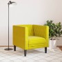 Sillón Chesterfield de terciopelo amarillo de , Sofás - Ref: Foro24-372679, Precio: 162,73 €