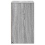 Mesita de noche con luces LED madera de ingeniería gris Sonoma by , Nightstands - Ref: Foro24-852008, Price: 54,50 €, Discoun...