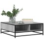 Mesa de centro madera ingeniería metal gris Sonoma 80x80x30 cm by , Coffee table - Ref: Foro24-848772, Price: 65,10 €, Discou...